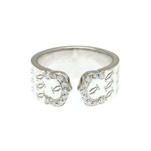 CARTIER 18k Silver Diamond Ring